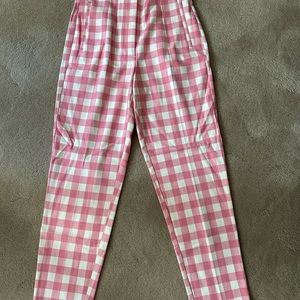 Zara Gingham Pants